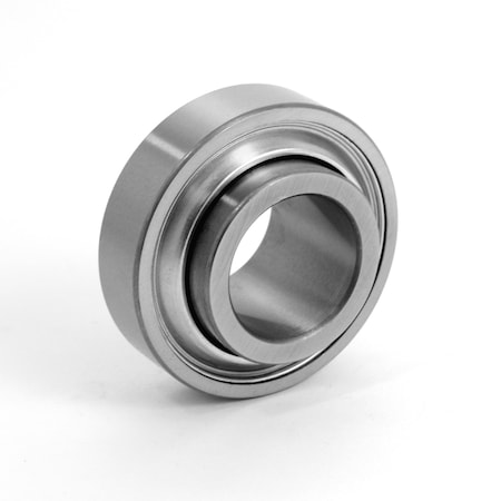 Agricultural Ball Bearing, Round Bore, 1.01-in. Bore, 52mm OD, 15mm Outer Ring W, Triple Lip Seals